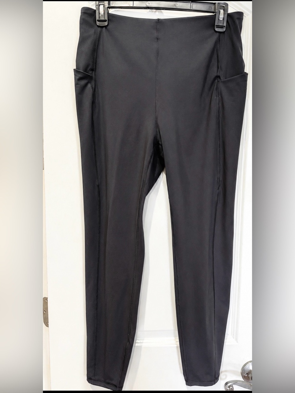 Spyder active Black Compression Leggings with pockets gym clothes large running